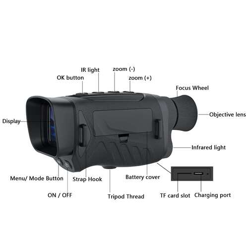 Single barrel night vision, outdoor, bird watching, hunting,