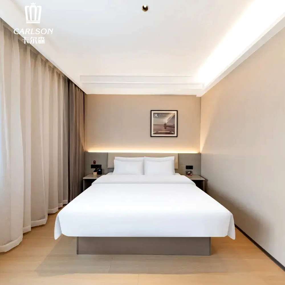 尚客优连锁酒店民宿快捷宾馆标间全套家具售楼处样板卧室固装家具