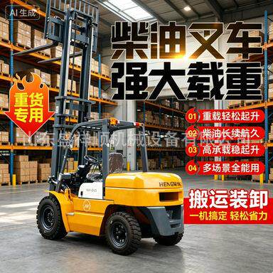 柴油叉车1吨3吨5吨8吨座驾式液压堆装卸多功能燃油叉车