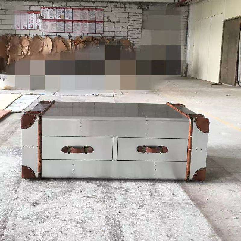 方形茶几酒店工程茶几咖啡厅会客金属茶几loft茶几方形茶几