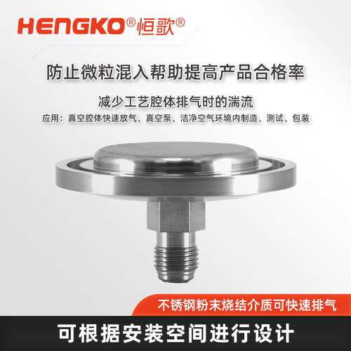 高温超纯气体扩散器 316L真空法兰过滤器工艺气体过滤器厂家
