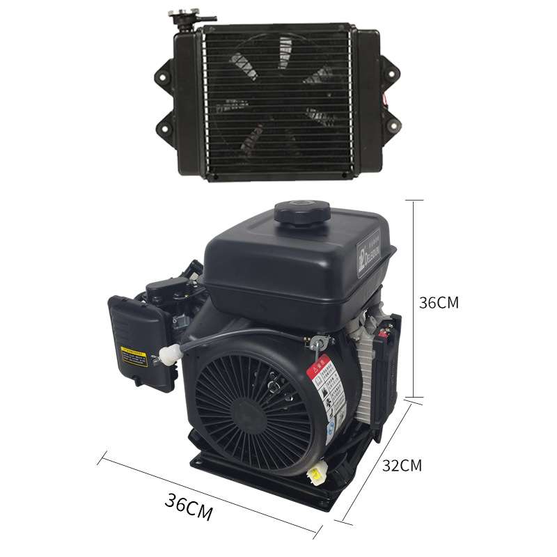水冷48v60v72v全自动增程器发电机电动三轮车四轮车汽油发电机