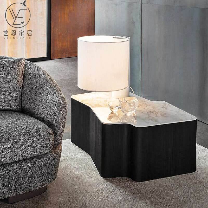 组合边几木质高低矮几客厅沙发转角角几极简储存床头柜实木茶几