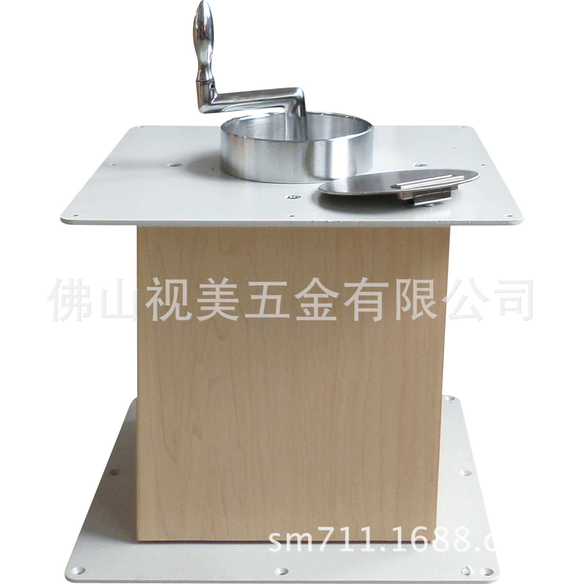 视美手动大铝榻榻米升降机和室升降桌250(木纹)