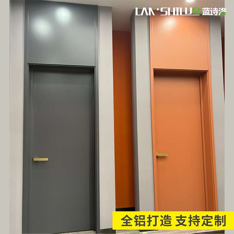 铝门铝合金房门室内门卧室门防潮防虫咬防水全铝房门书房门中式门