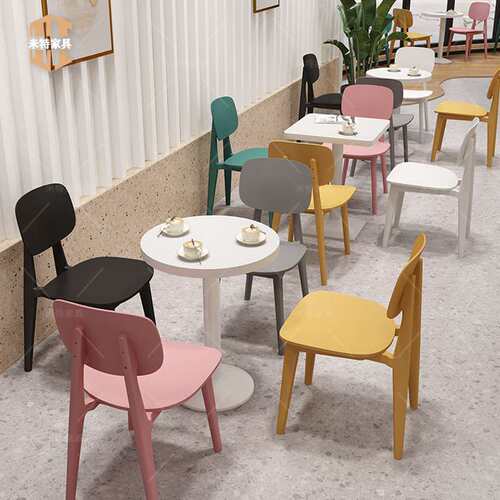 商用食堂员工餐厅粉店面馆小吃店汉堡店甜品奶茶店学校餐桌椅组合