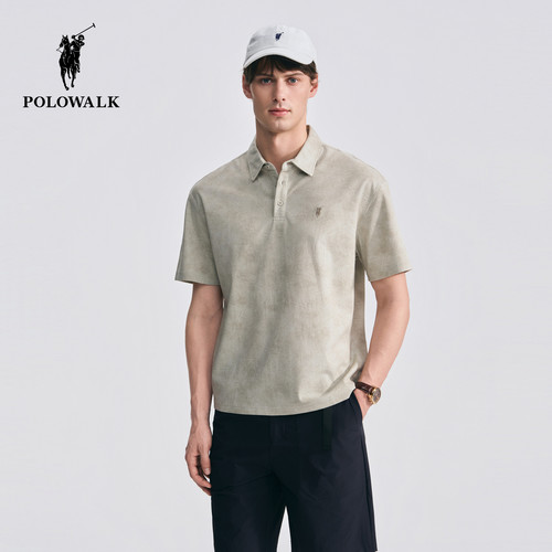 POLOWALK男装2026夏季新品男式短袖POLO衫