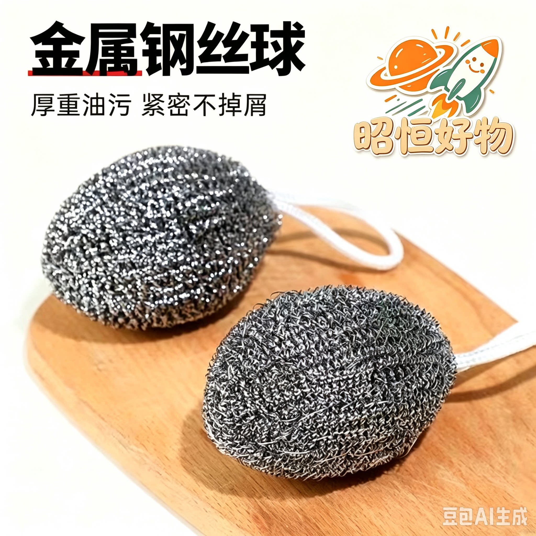 不锈钢钢丝球地摊礼品厨房家用多功能清洁球洗碗刷锅去污球CJ