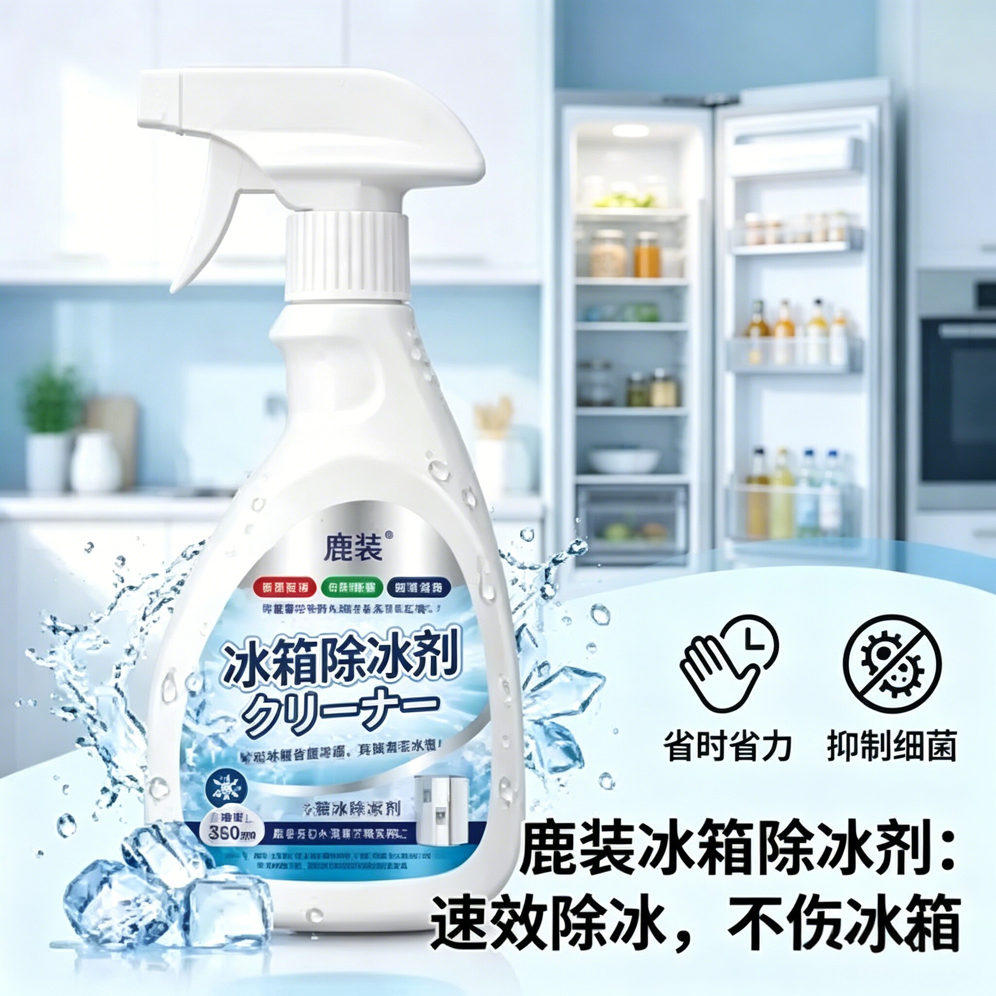 冰箱专用除冰剂去味家用去冰柜冷冻防结冰化冰清理多功能除霜CZ5