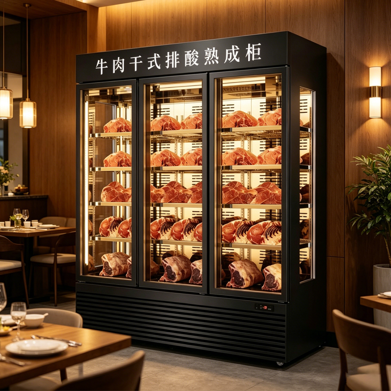 金富柜商用牛肉熟成柜排酸柜保鲜柜干湿式吊肉冰柜风冷鲜肉展示柜