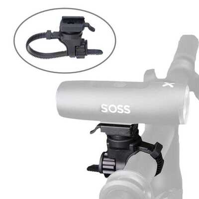 适用行者XOSS XL400灯座小钢炮自行车把安装前灯架正装配件转接口