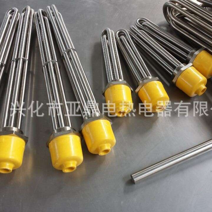 六角螺纹加热管锅炉水池水箱加热管DN4050开水加热器不锈钢电热管图片