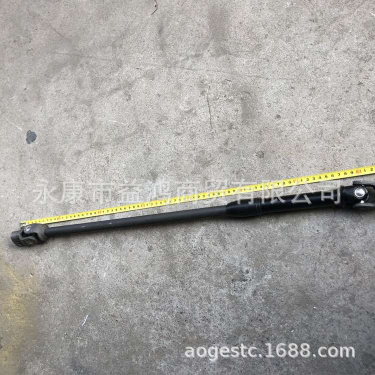 改装电动钢管车配件 卡丁车方向机连接伸缩万向节转向轴290-850MM