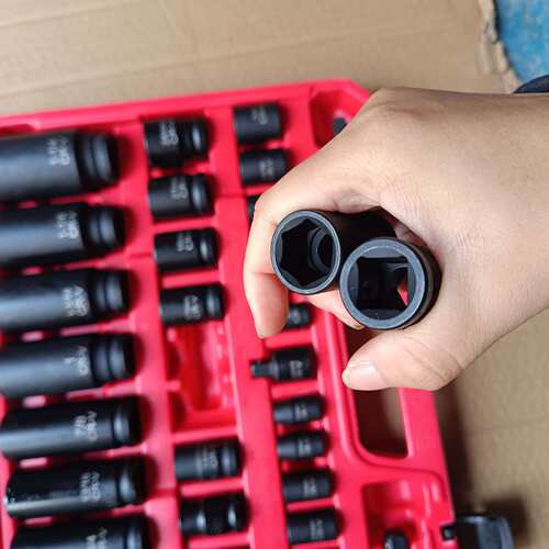 KT3/8系列50pc48件气动套筒全套套装DT长短套筒组风动套筒37PCS