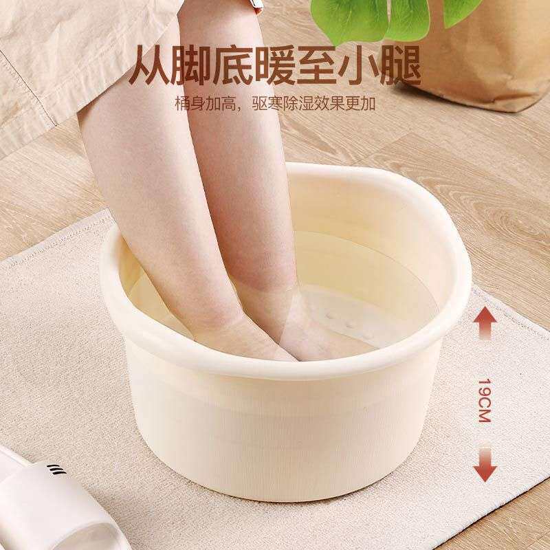 泡脚桶塑料足疗足浴盆沐足桶按摩加厚洗脚盆家用泡脚盆美甲店专用