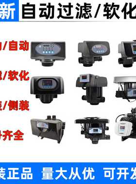 润新自动控制阀过滤软化阀时间流量型手动多路多功能软水处理机头