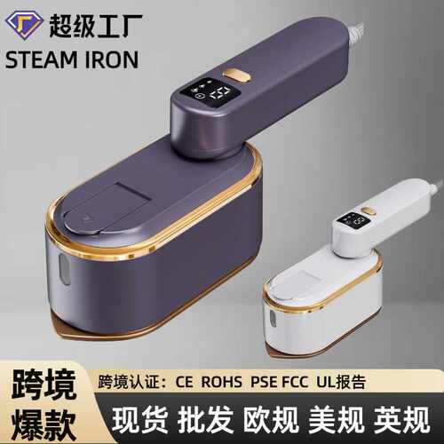 新品手持挂烫机壁挂式小熨斗便携式蒸汽刷三档数显家用熨烫机