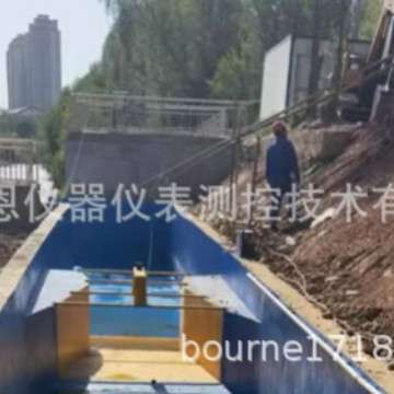 波恩仪器大型玻璃钢巴歇尔槽厂家火电厂冷却水巴氏计量槽堰巴氏槽