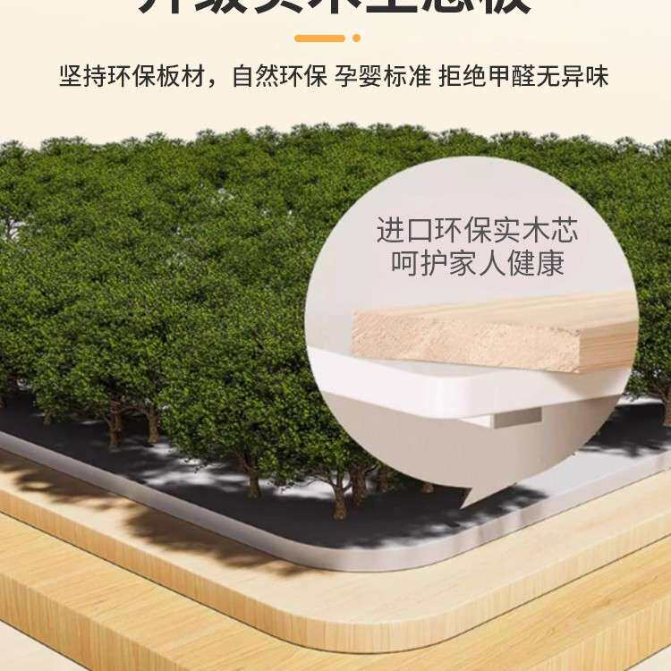 跨床桌可移动床边桌懒人床上学习桌实木书桌电脑桌小户型床尾桌子