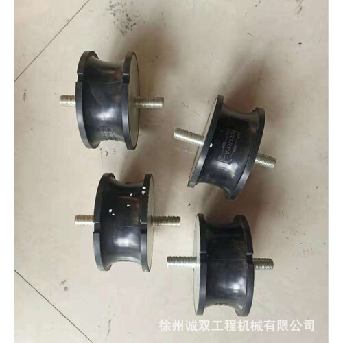 203AD-4压路机胶块 13吨双钢轮压路机减震块 胶块