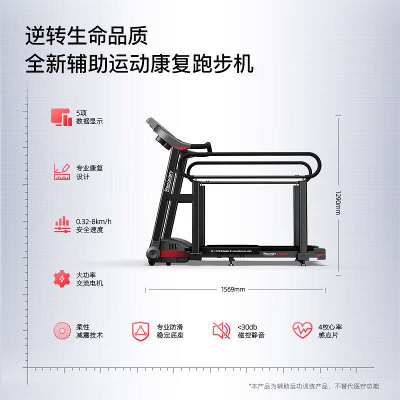汉臣【咨询有惊喜】跑步机家用款电动静音折叠健身器材多T1600RE
