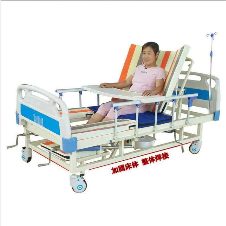 家用翻身护理床 病床带便孔 能移动床养老院用起背抬腿落腿床