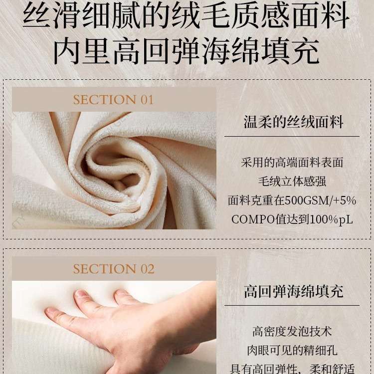 法式床复古奶油风褶皱床丝绒轻奢现代简约主卧婚床布艺双人床储物