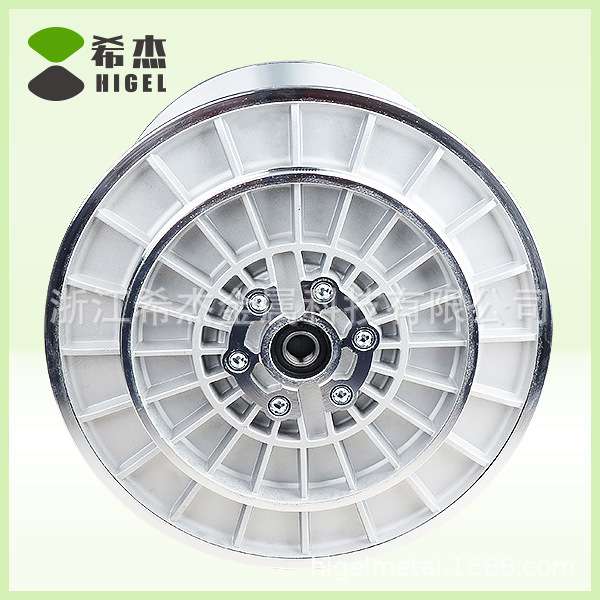 希杰铝盘头,355*255,织带机钩编机专用,超厚款,不爆盘