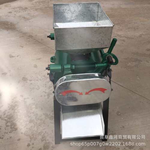 黄豆燕麦电动挤扁机 小型杂粮电动挤扁机 高粱核桃仁破碎挤扁机