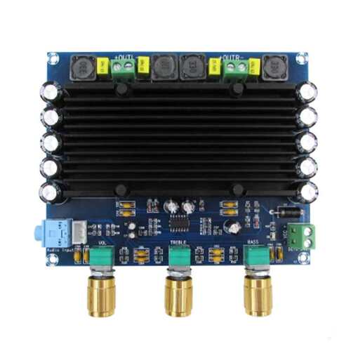 XH-M549 TPA3116D2数字功放板2.0双声道2*150W I立体声音调12-24V