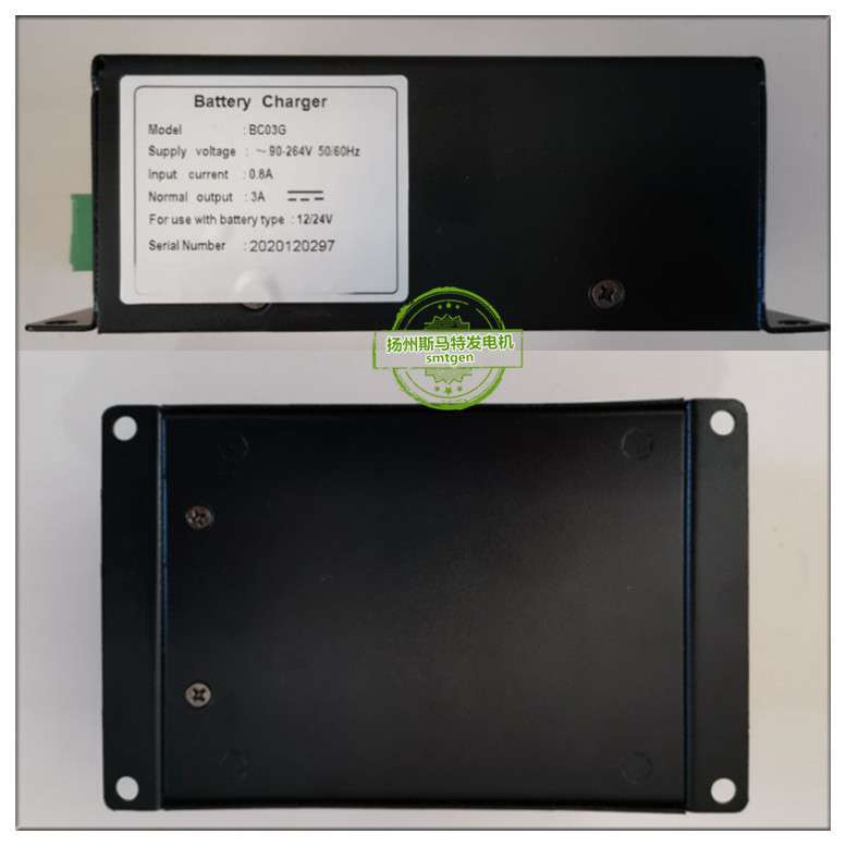 蓄电池充电器自动化发电机电瓶浮充电器12V5A 24V 3ABC03G BAC06A