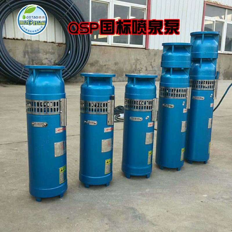德涛QSP 音乐喷泉泵水浸式潜水泵不锈钢景观泵 电动景观池水泵