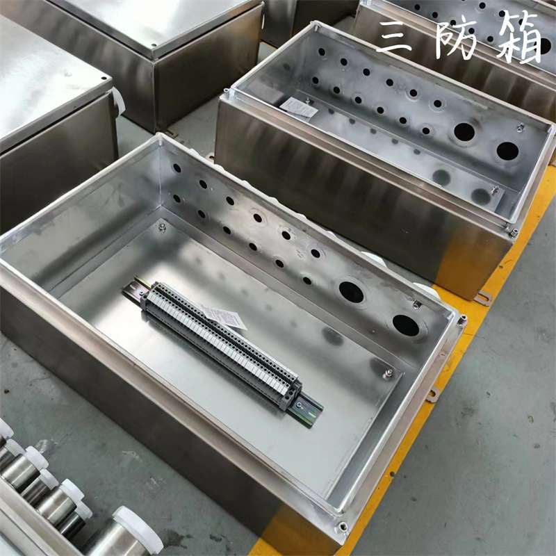 2mm不锈钢三防箱防水防尘防腐成套配电箱户外接线箱IP66基业箱