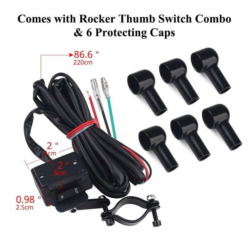 12V/24V250A越野车绞盘接触器ATV/UTV绞盘专用继电器4250X套装