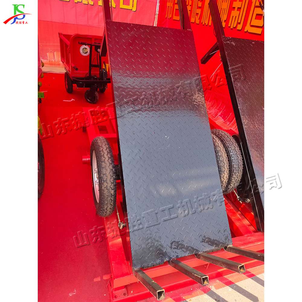 小型窑厂干坯车 便携式电动平板拉砖车 耐火材料厂物料运输三轮车