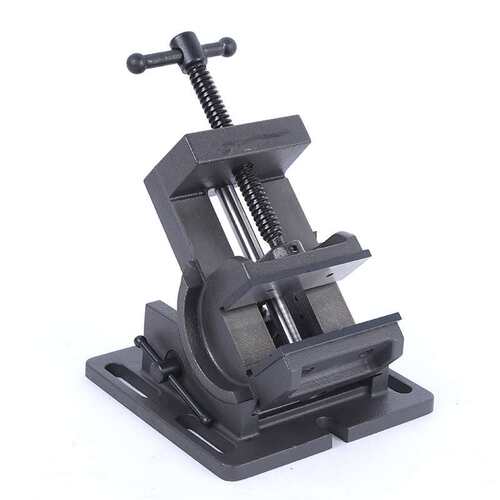 可倾导杆式角度3寸4寸100mm0-90度倾斜钻床台虎钳台钻夹具平口钳