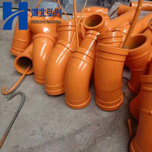 中/联CIFA臂架铸钢弯头 DN80*90°焊接加厚弯头 铁建喷浆机弯头
