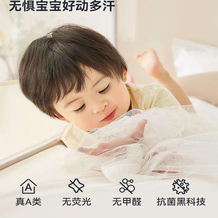 2025跨境新款家用卧室婴儿童全底防床1米8床拉链防摔蚊帐
