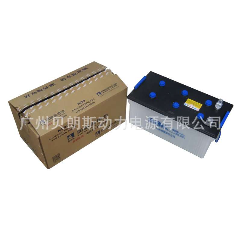 船舶蓄电池组N200 风帆加水电瓶12V200Ah 现货