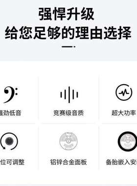 L5U备胎低音炮车载重低音自带功放有源低音炮备胎炮改装汽车通用