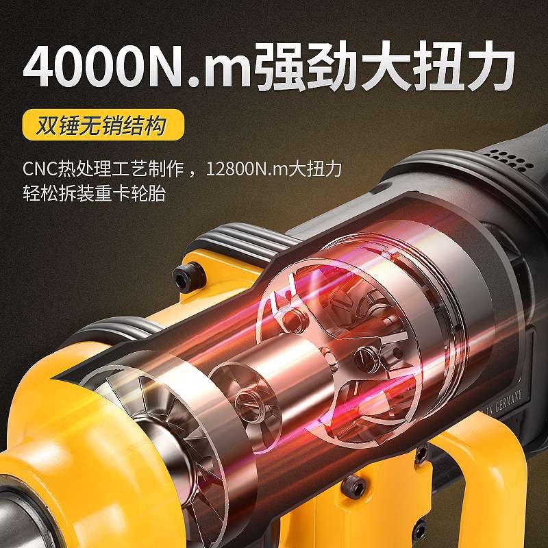 气动大风炮工业级1寸套装轮胎拆卸气动扳手冲击重型汽修大扭力机