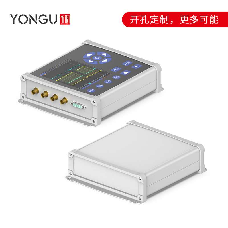 现货200*55长方形带耳采集器铝型材壳体控制器铝合金外壳铝外壳