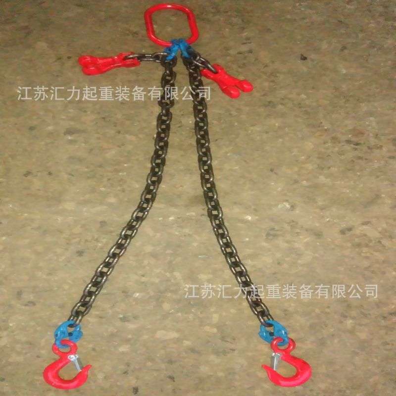 可调节链条5t3m 组合起重吊链 5t2m链条索具生产厂家