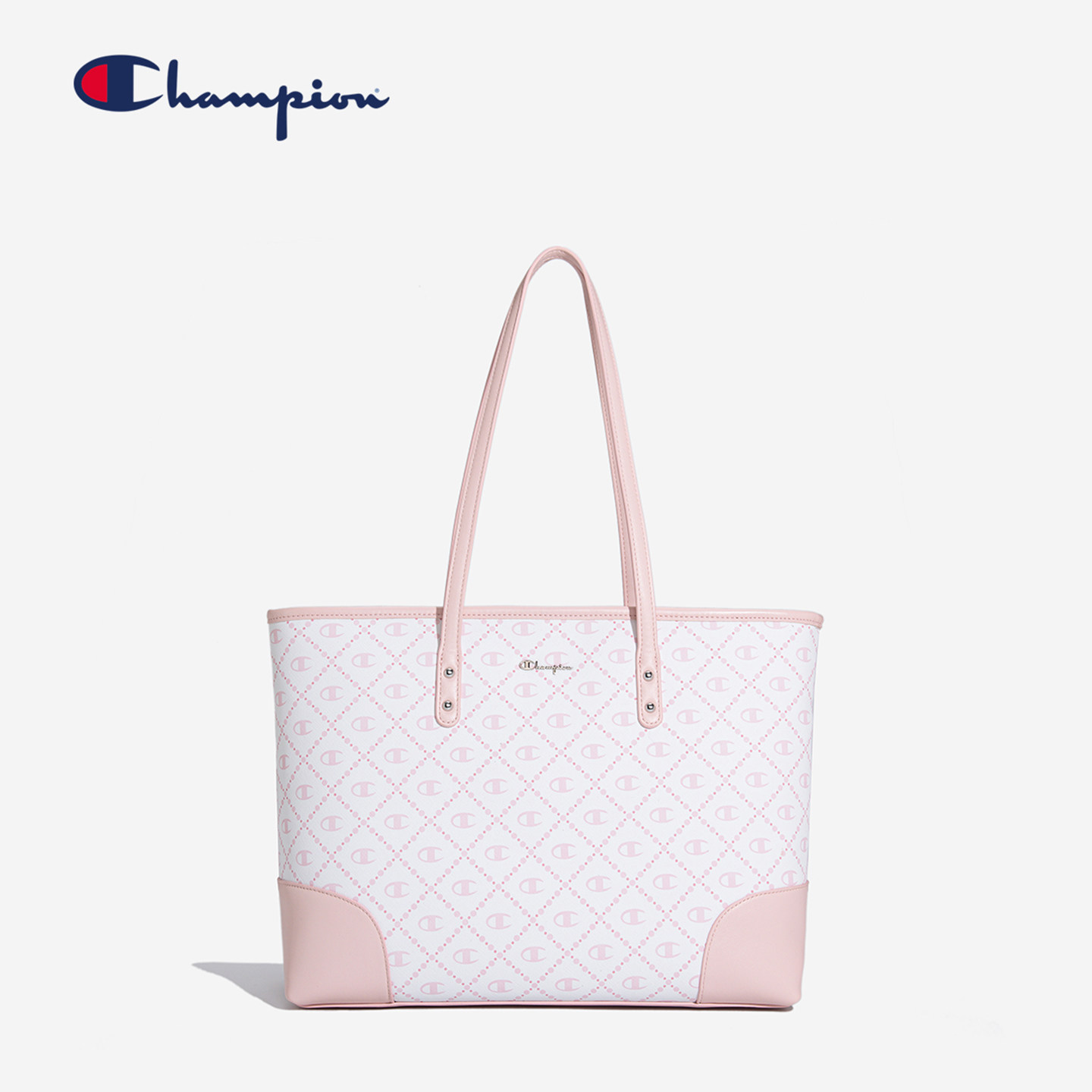 Champion时尚印花百搭大托特包女图片