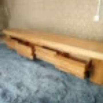厂家直销老榆木视听柜韩式简约式电视柜带抽屉电视柜l老榆木家具