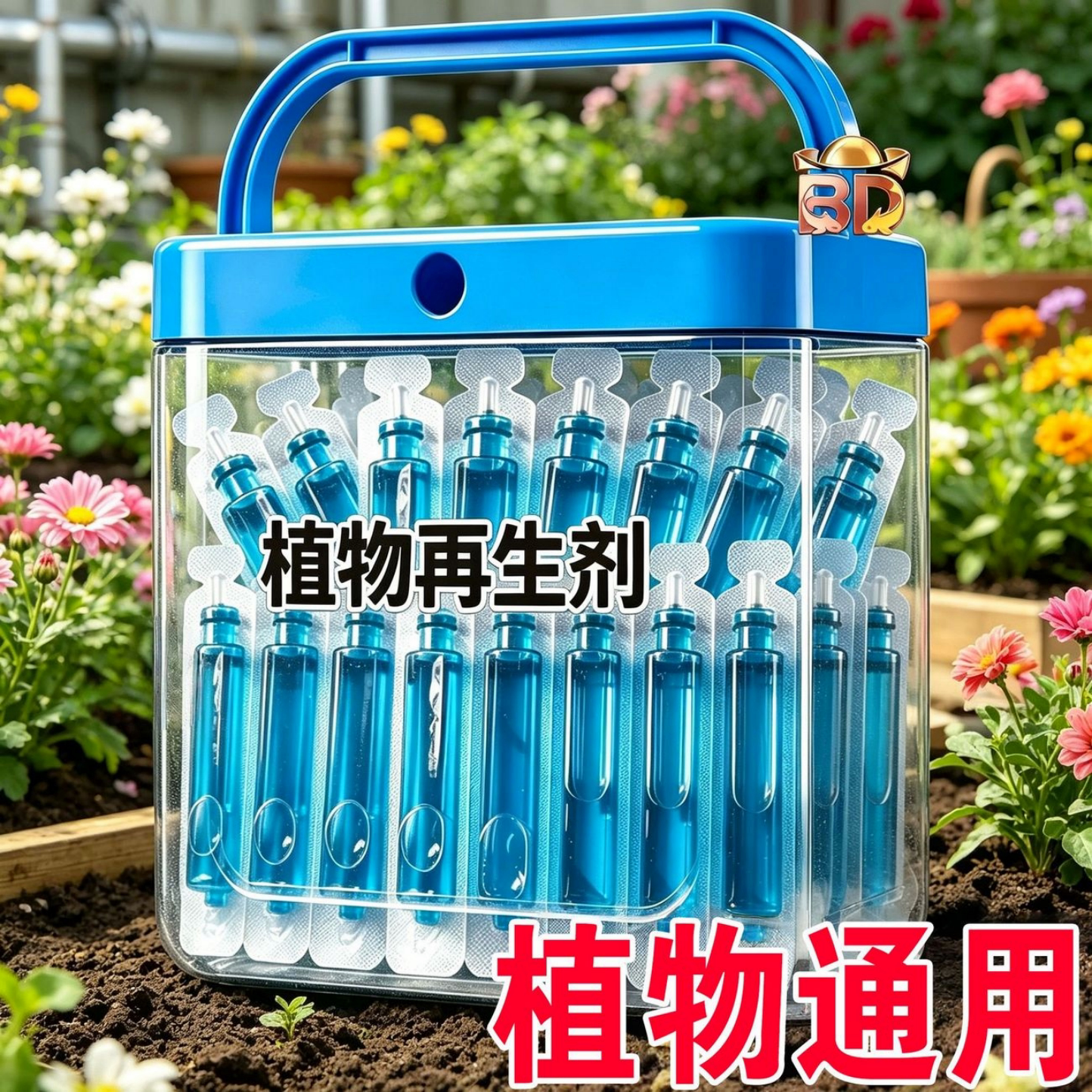 植物花卉再生剂30支装蓝色营养液促进生长通用型土壤改良剂园艺土
