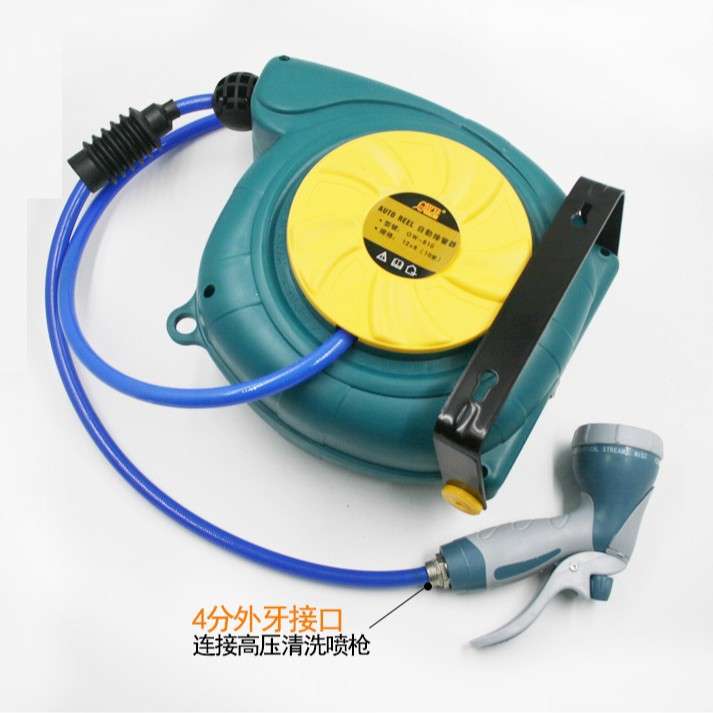 欧维尔OW-810水鼓10米12*8自动卷管器双层水管卷轮座排管伸缩吊轮
