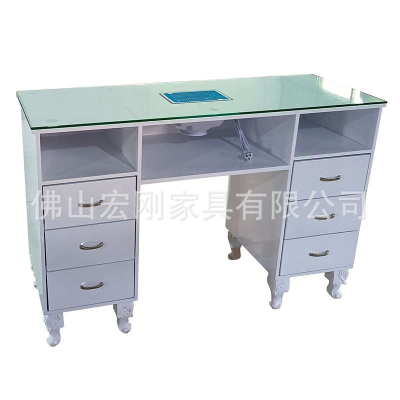 厂家 美甲桌简约商用经济型单人小型美甲台美甲店修甲工作台