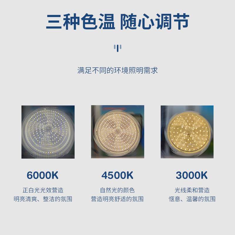太阳能吸顶灯定时三色调光室内阳台新农村户外防水超亮LED庭院灯