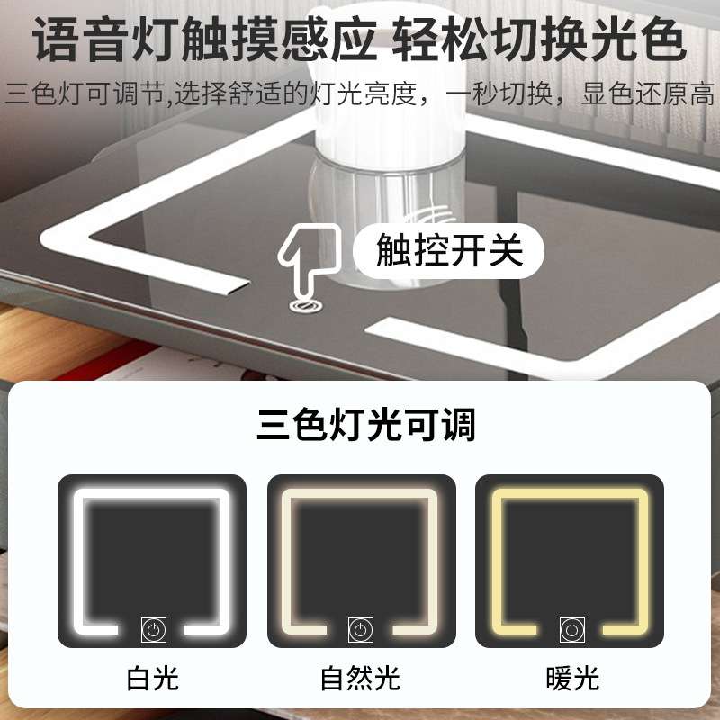 保险柜床头柜一体现代简约卧室智能床边轻奢岩板家用带锁储物柜子